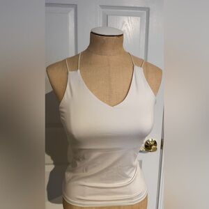 Gaze Women’s White Strappy Tank